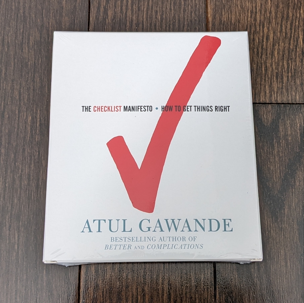 NEW The Checklist Manifesto [Audiobook] by Atul Gawande
